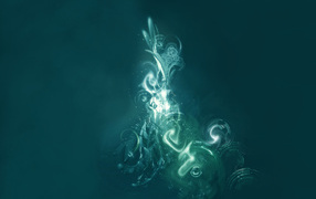 Абстрактный орнамент на фоне