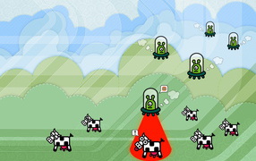 Инопланетяне и коровы