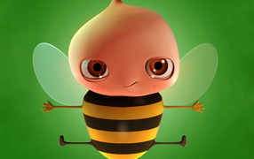 Пчела с человеческими глазами