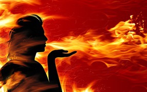 Fiery hot girl