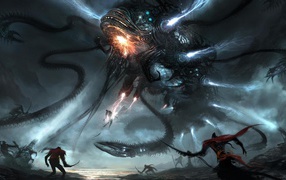 Инопланетный робот напал на Землю