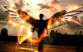 Ангел мести с горящим мечом