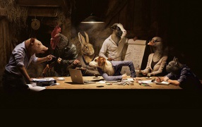 Животные на совещании