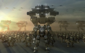 Army of robots comes