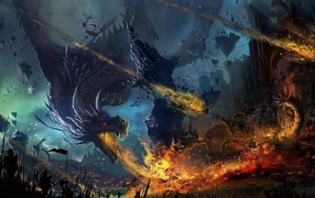 Battle dragons are involved in the battle