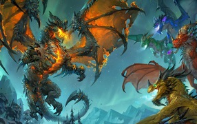 Battle fire-breathing dragons