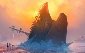 Красивый закат цивилизации