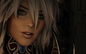 Белокурая ведьма с зелеными глазами