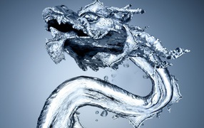 Dragon out of the water