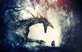 Дракон со своим хозяином