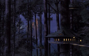 Дома Эльфов на деревьях