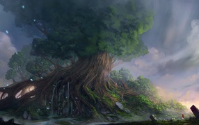 Сказочное старое дерево