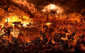 Огненная битва фентези