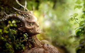 Лесная фея из дерева