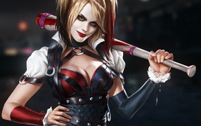Девушка из комикса Харли Квинн