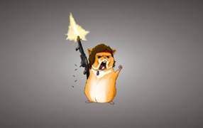 Хомяк с оружием