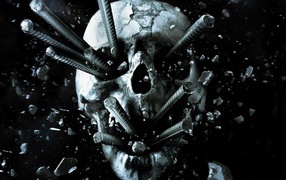 Железные прутья в черепе