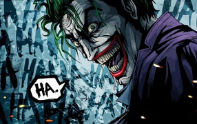 Джокер говорит Ха