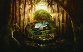 Затерянный мир в джунглях