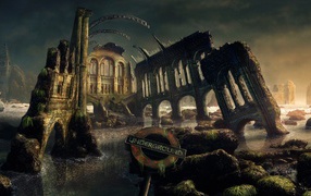 Руины на дне Темзы