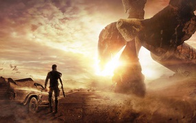 Сталкер на дне высохшего моря