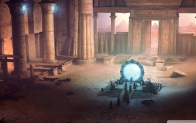 Звездные врата в древнем храме