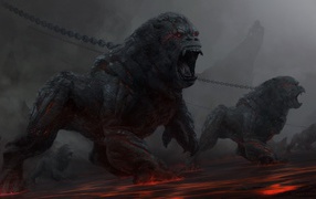 Каменные монстры на привязи