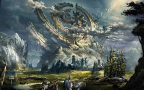 Храм в Атлантиде