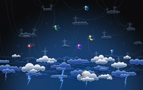 Электропроводка для молний