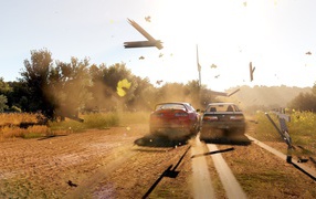 Авария в игре Forza Horizon