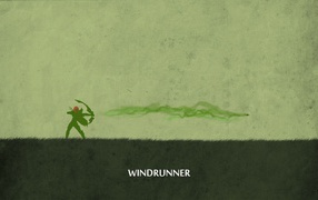 Лучник Windrunner из игры Дота