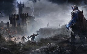 Перед боем с орками, игра Middle-earth Shadow of Mordor