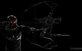Черный лучник в игре Crysis 3
