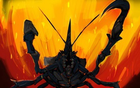 Черный скорпион в игре Monster Hunter