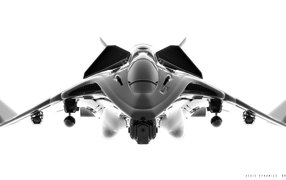 Черный истребитель в игре Star Citizen