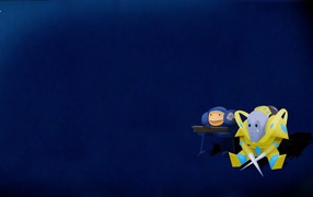 Голубой фон, игра Starcraft II