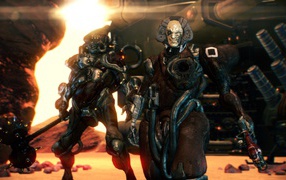 Капитан Вор из игры Warframe