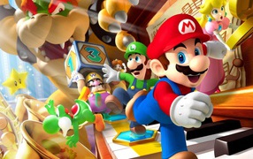 Персонажи игры Super Mario Bros