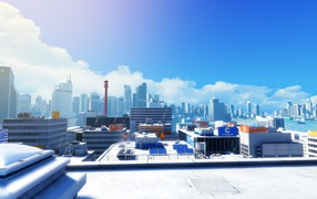 Город в игре Mirror's Edge