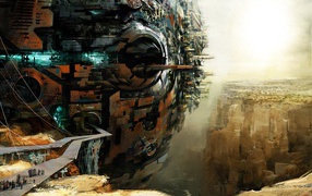 Город над пропастью в игре Guild Wars 2