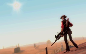 Ковбой в игре Team Fortress 2