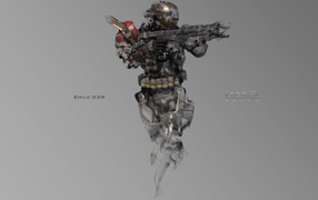 Эмили из игры Halo Reach