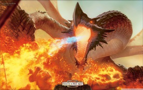 Огнедышащий дракон в игре Magic The Gathering