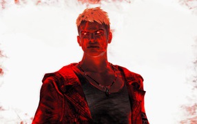 Огненный герой игры Devil May Cry