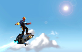Летающий транспорт в игре Team Fortress 2