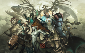 Лесные чудовища из игры Dota 2