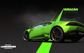 Нежно зеленый Ламборгини в игре Driveclub