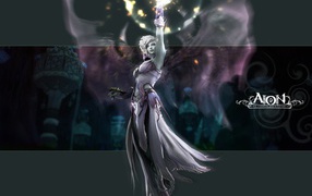 Девушка Асмодиан, игра Aion Online