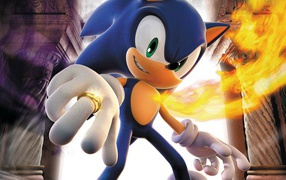 Герой видео игры Sonic