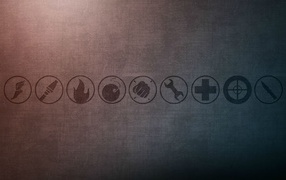 Пиктограммы, фон игры Team Fortress 2